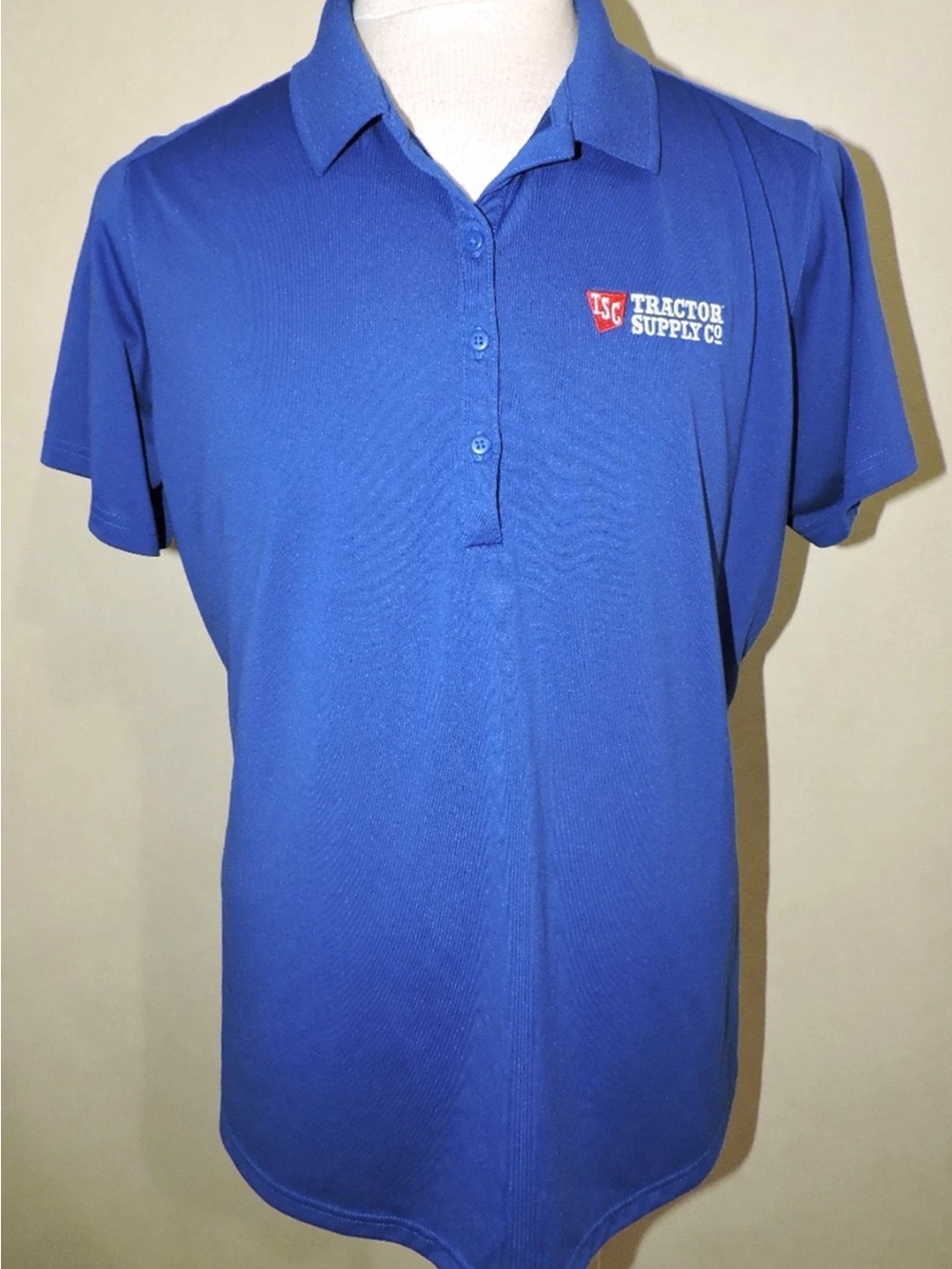 CornerStone Shirt Size XXL Blue Polo Ladies Employee Uniform Tractor Supply
